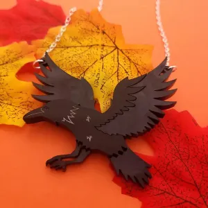 Statement Raven Necklace