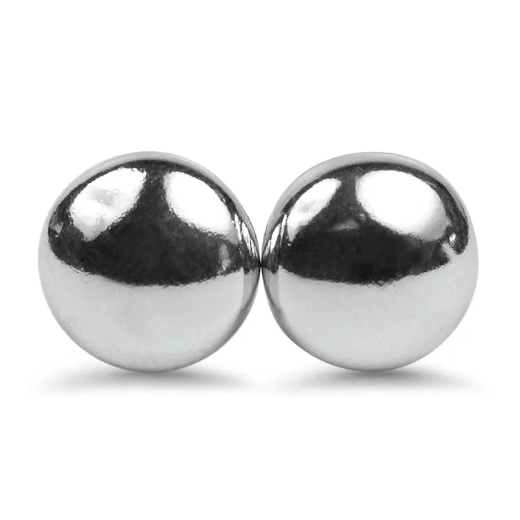 Sterling Silver Half Dome Stud Earrings