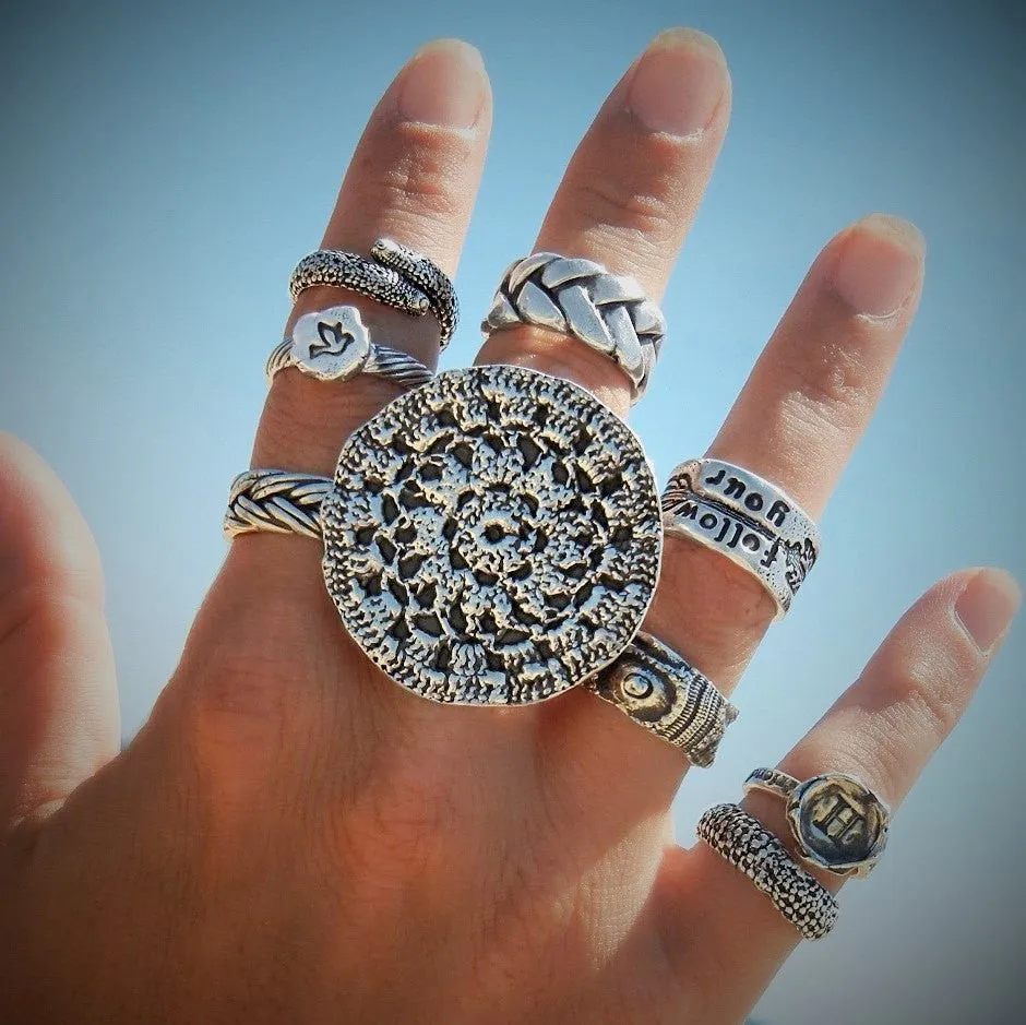 Sterling Silver Statement Rings