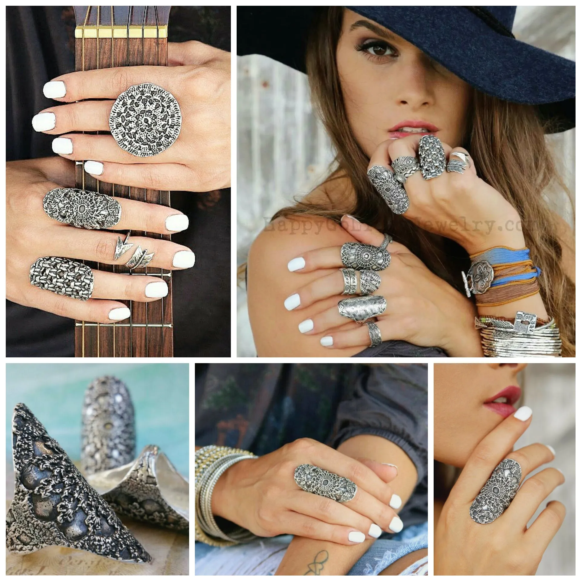 Sterling Silver Statement Rings