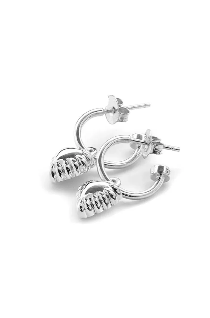STOLEN GIRLFRIENDS CLUB Chrome Claw Anchor Sleeper - Stirling Silver