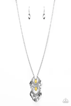 Summer SOUL-stice Yellow Paparazzi Necklace