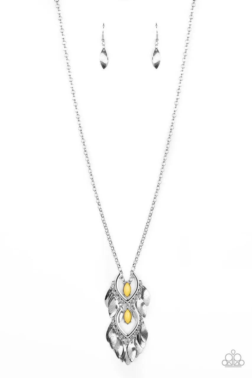 Summer SOUL-stice Yellow Paparazzi Necklace