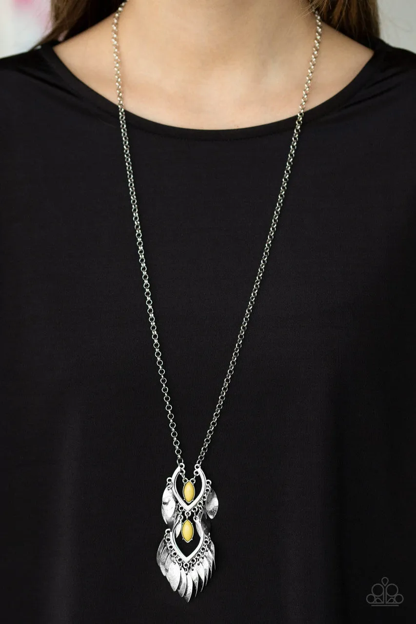 Summer SOUL-stice Yellow Paparazzi Necklace