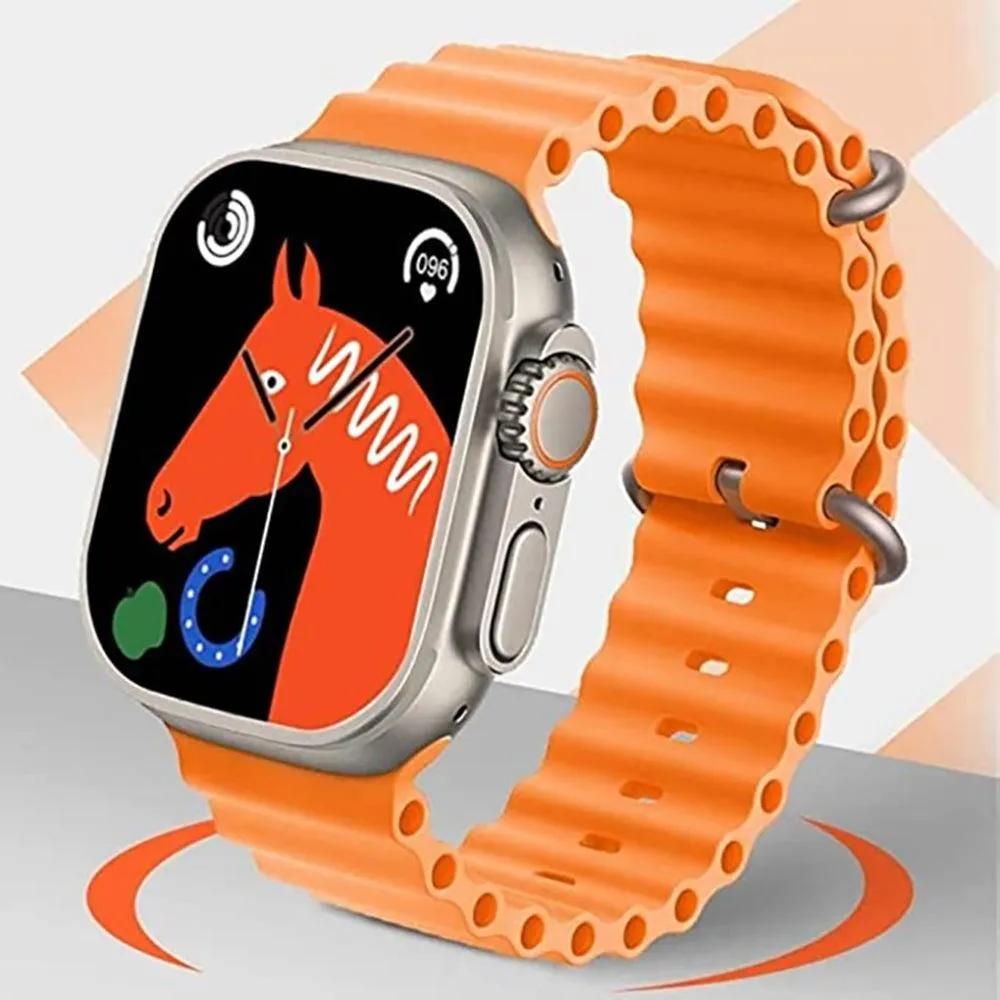 T900 Smart Watch 2.09" Infinite Display Wireless Charging Heart Rate Monitor  Bluetooth Call Watch