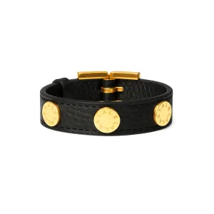 TACHAS Black Leather