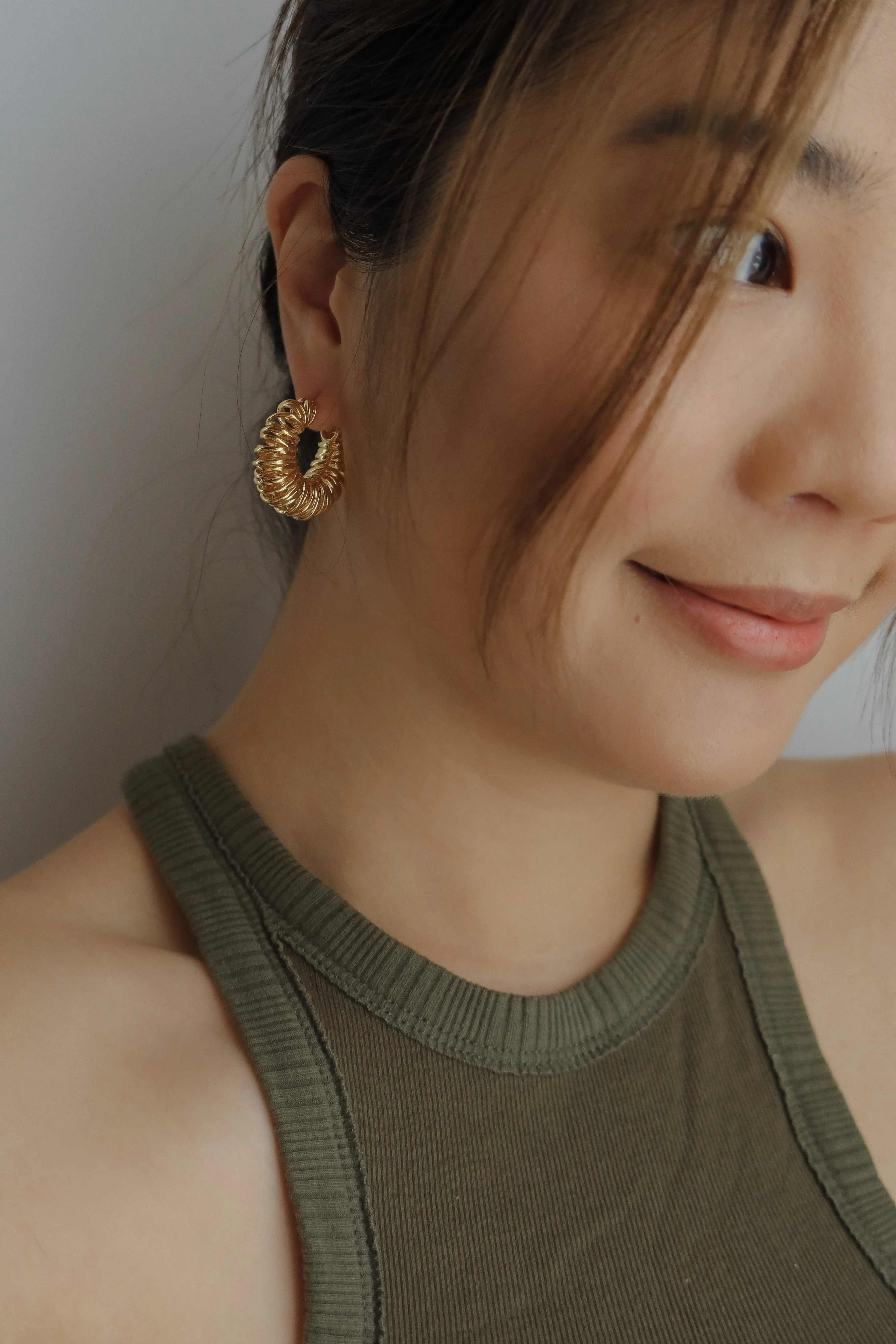 Telephone Wire Hoops( Hinge Back)