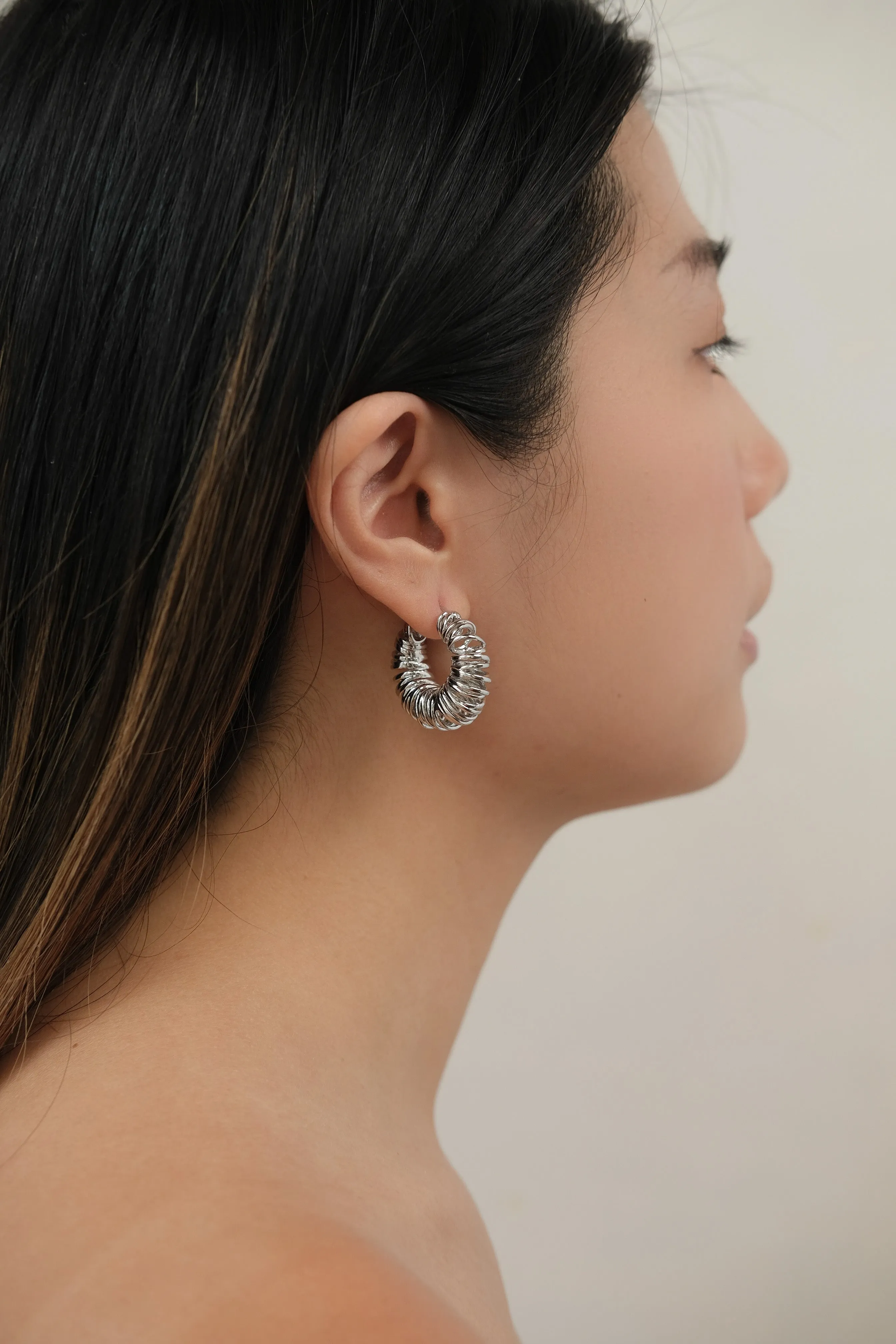 Telephone Wire Hoops( Hinge Back)