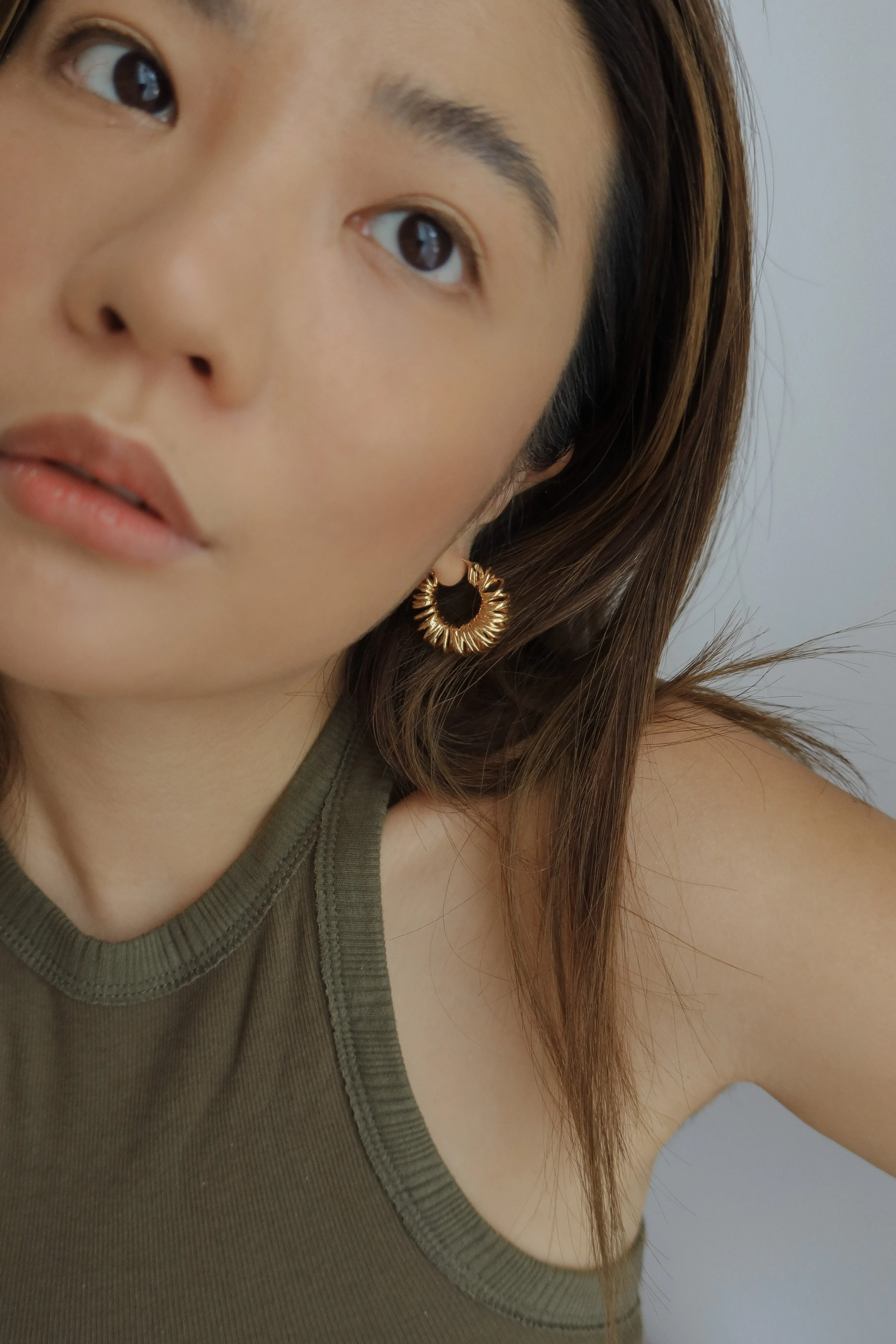 Telephone Wire Hoops( Hinge Back)