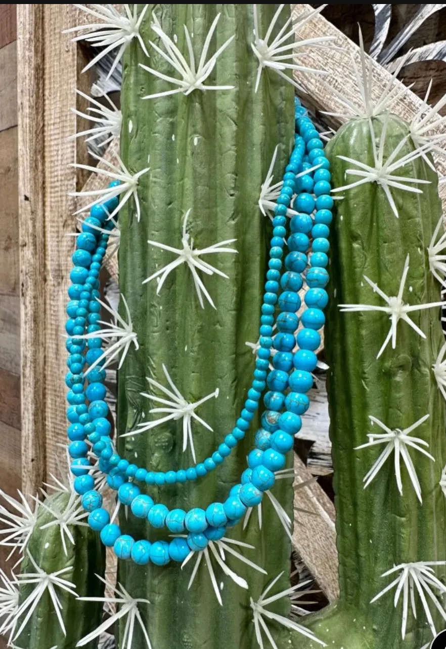 TEXAS TRUE TRENDS
Spearman Turquoise Necklace