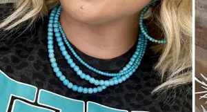 TEXAS TRUE TRENDS
Spearman Turquoise Necklace