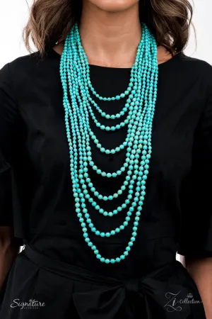 The Hilary 2021 Zi Collection Blue Paparazzi Necklace