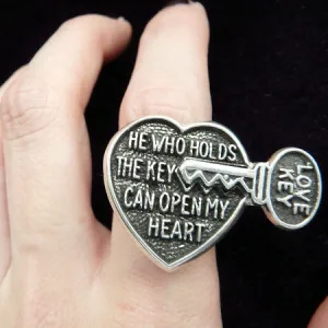 The Key to Love  Gumball Ring