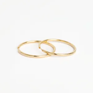 The Large Gold Hoops