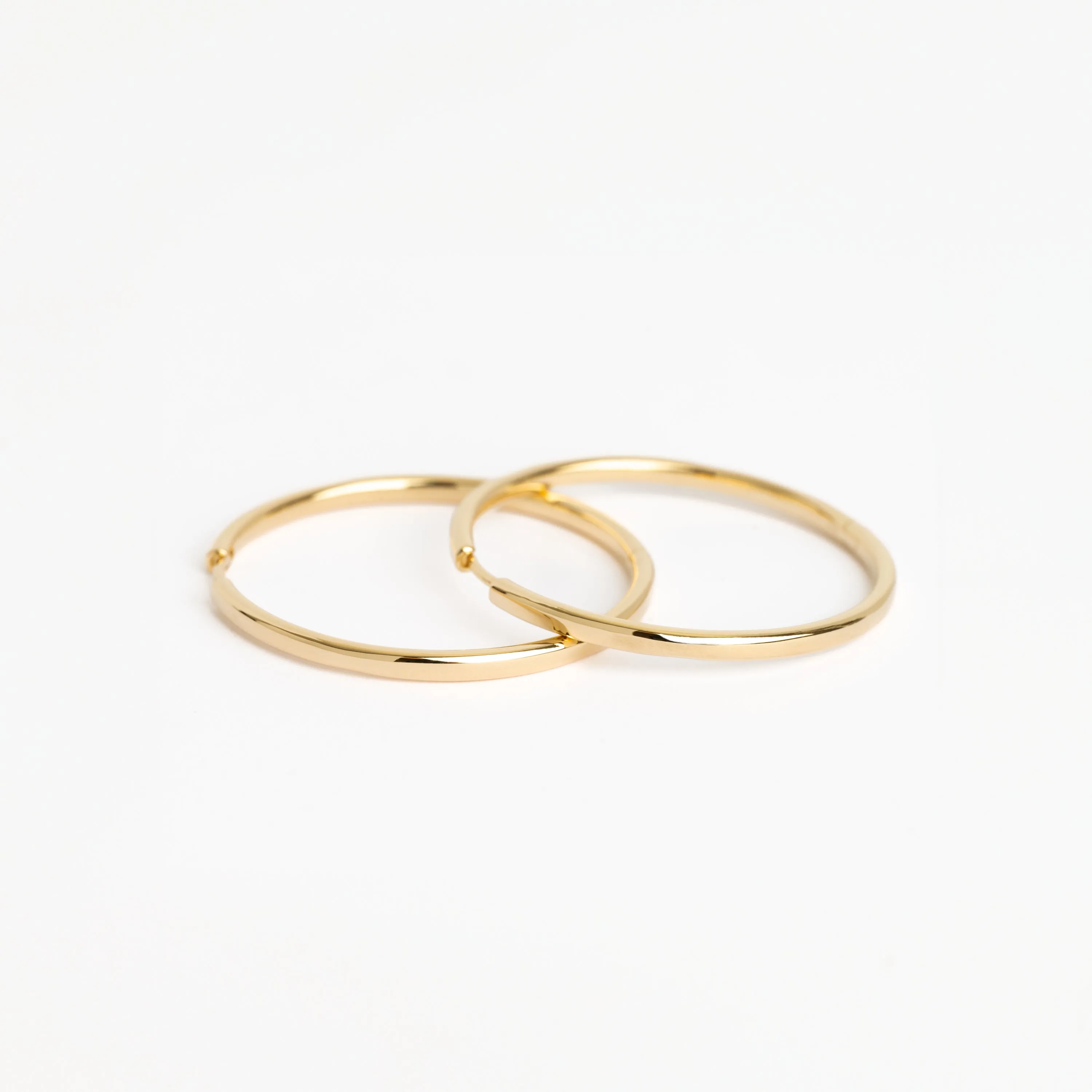The Large Gold Hoops