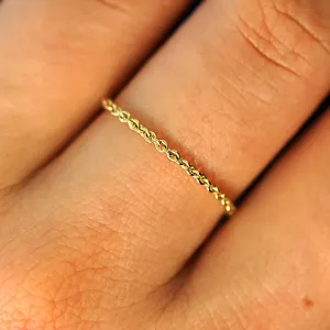 Thick Cable Ring