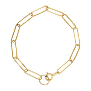Thin Paperclip Bracelet