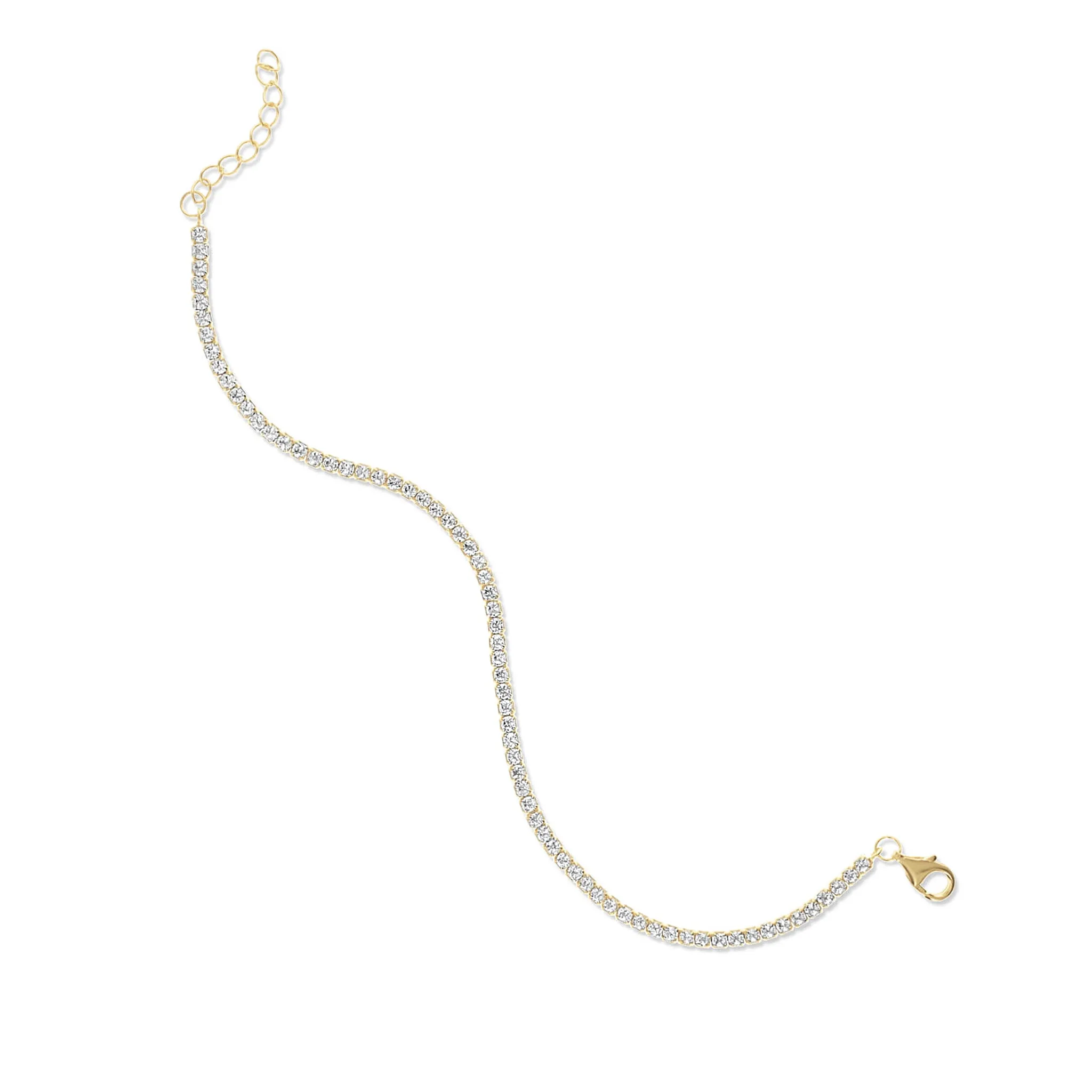 Thin Tennis Bracelet