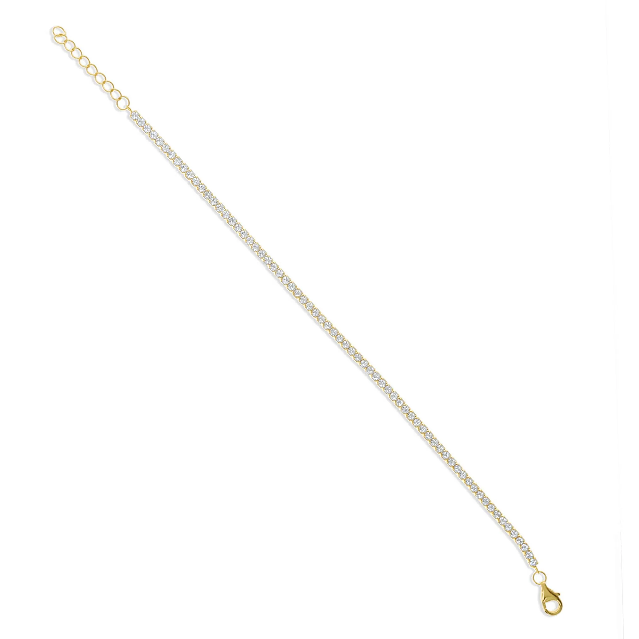 Thin Tennis Bracelet