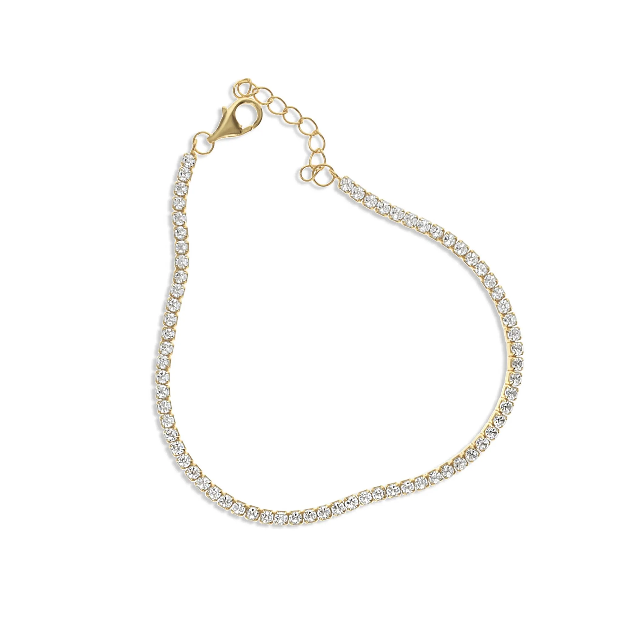 Thin Tennis Bracelet