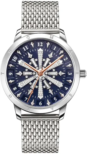 Thomas Sabo Snowflakes 3D Optics Blue Silver Ladies Watch