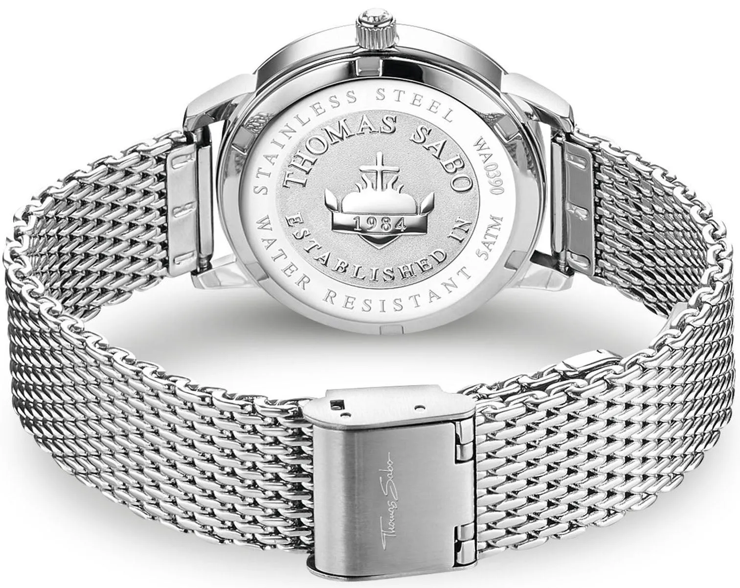 Thomas Sabo Snowflakes 3D Optics Blue Silver Ladies Watch