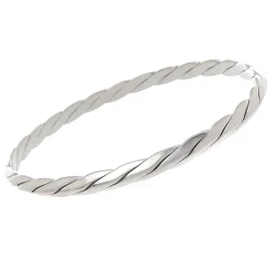 Tiffany & Co. Twisted Rope Knife Edge Bangle Bracelet