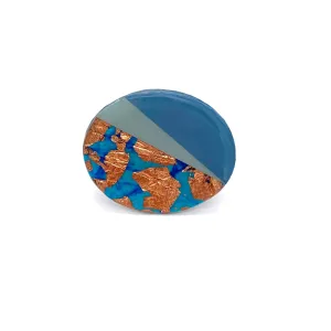 Tonn Ring in Turquiose/Blue/Rose Gold