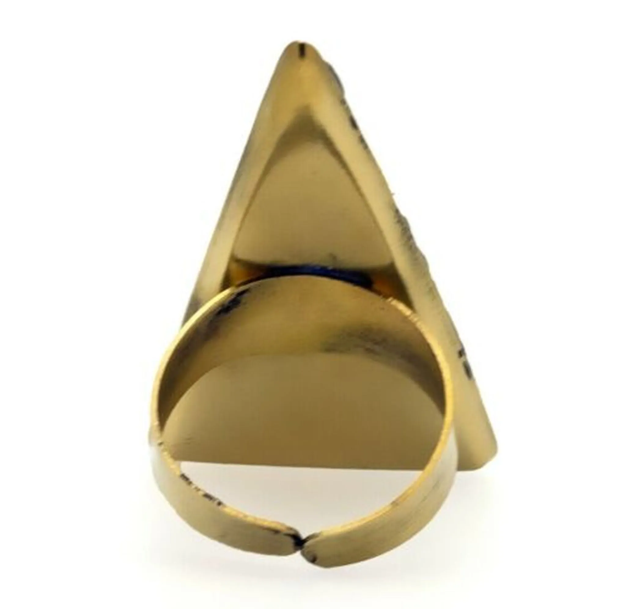 Triangle Terracotta and Mosaic Ring