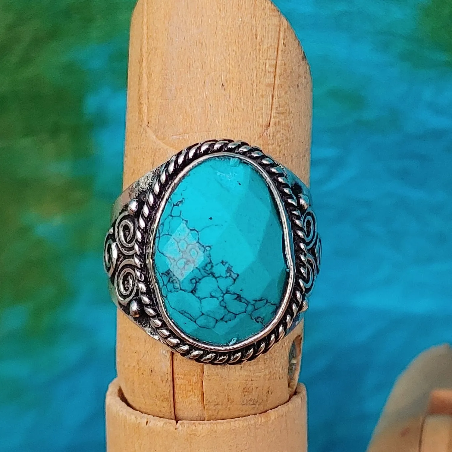 Triskelion Gemstone Rings