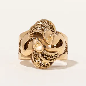Twisted Serpent Keeper Ring | SZ 7.5 |