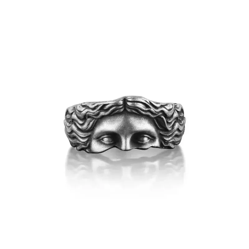 Venus Mask Adjustable Ring | Gothic Streetwear Accessory