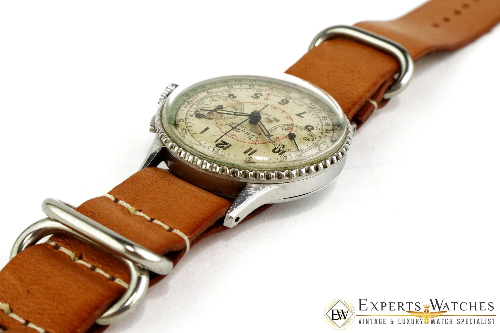 Vintage 1946 Breitling 769 Chronomat Chronograph Venus 175 Certified Watch