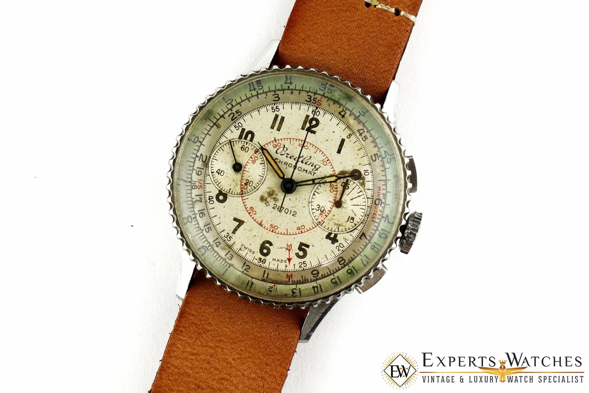 Vintage 1946 Breitling 769 Chronomat Chronograph Venus 175 Certified Watch