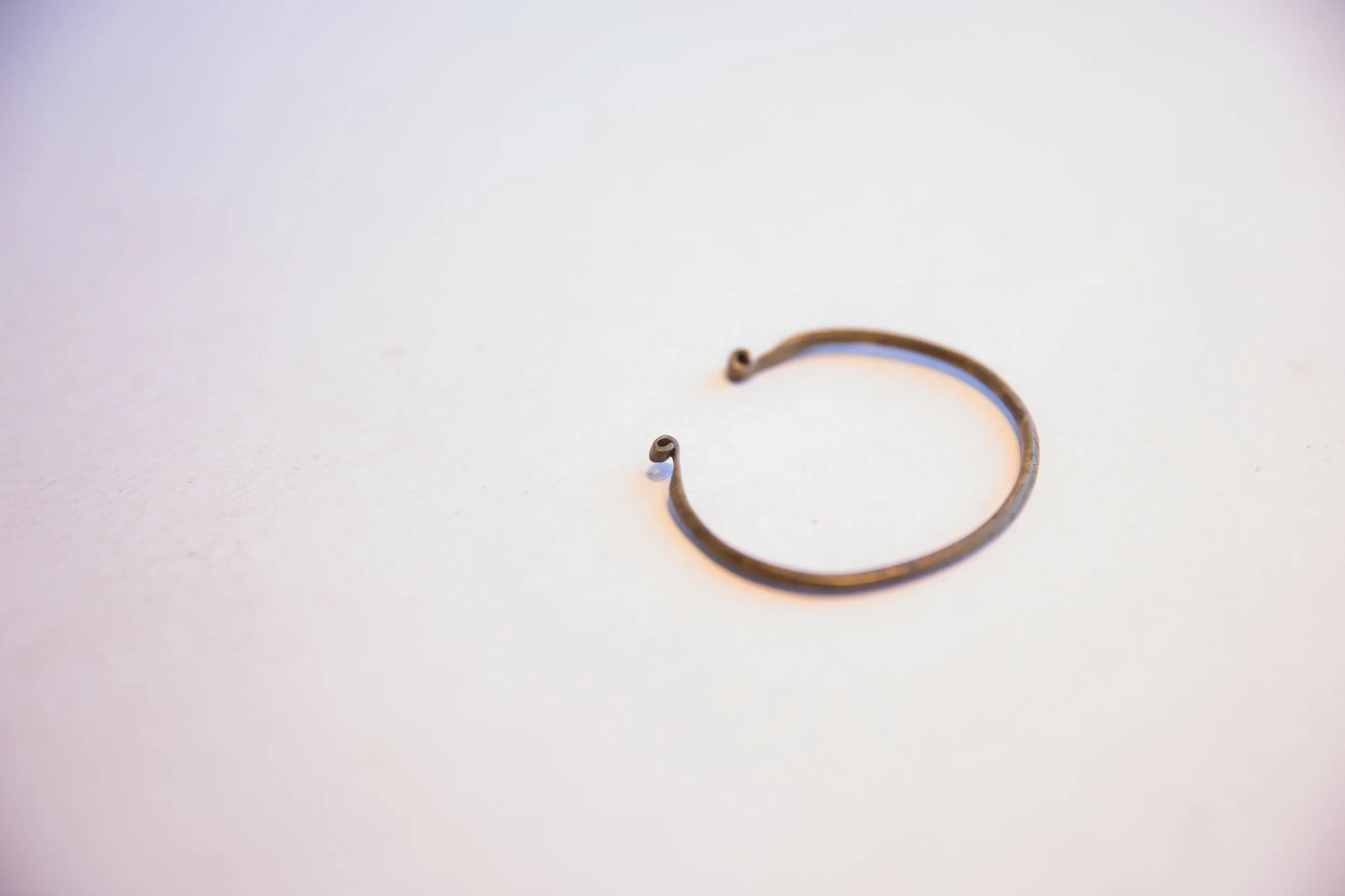 Vintage African Thin Cuff Bracelet