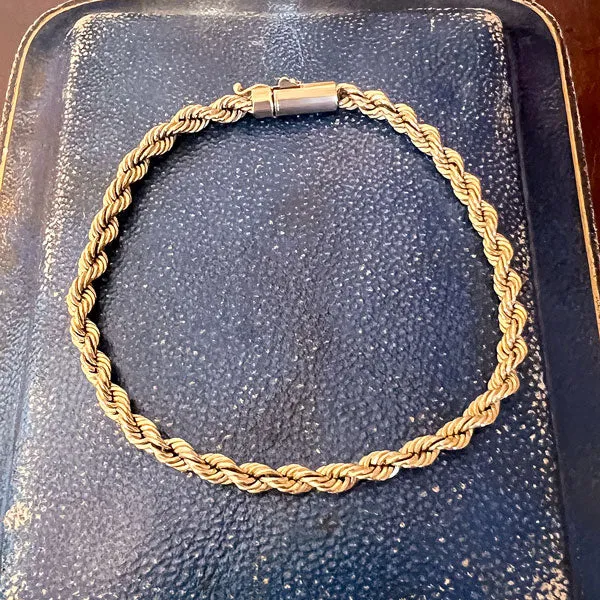 Vintage Rope Chain Bracelet