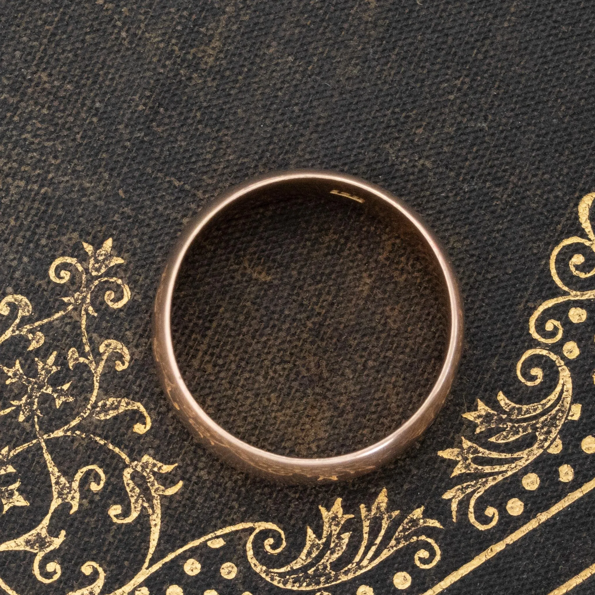 Vintage Wide Wedding Band, 8.15mm
