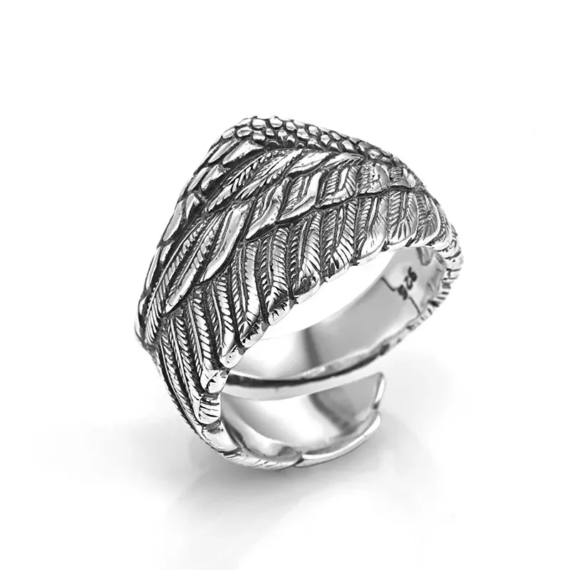 Wing Dragon Punk Ring for Women Girl Party Gift  Retro Hiphop