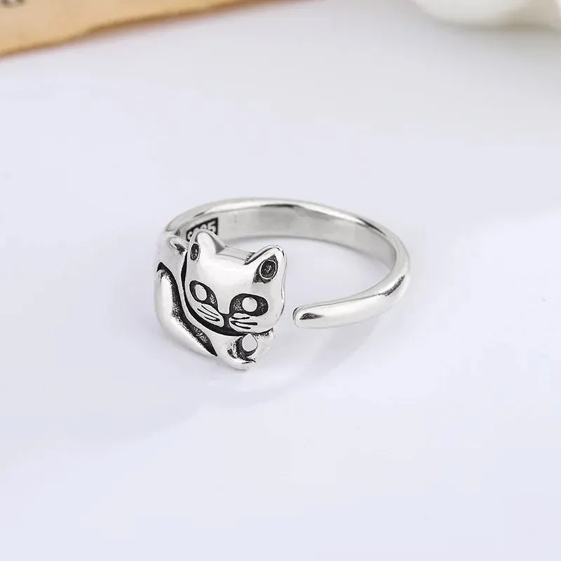 Wing Dragon Punk Ring for Women Girl Party Gift  Retro Hiphop