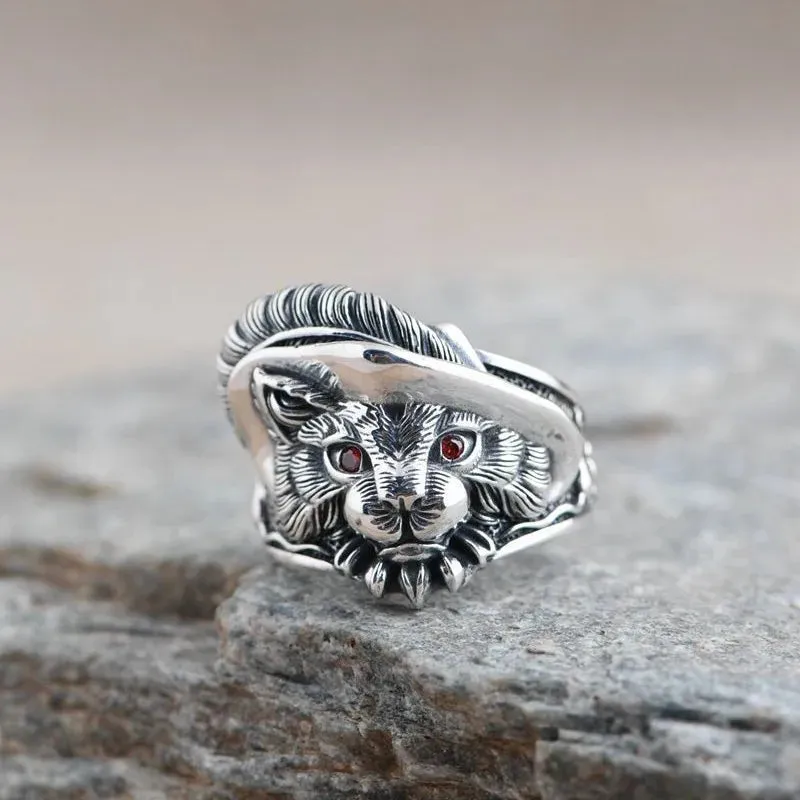 Wing Dragon Punk Ring for Women Girl Party Gift  Retro Hiphop