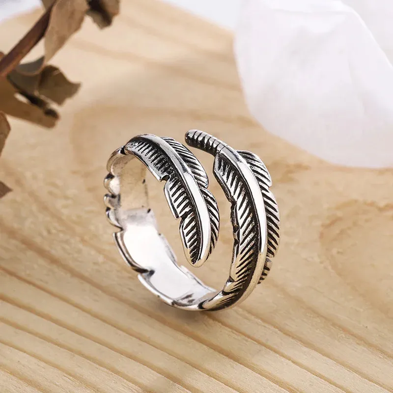 Wing Dragon Punk Ring for Women Girl Party Gift  Retro Hiphop