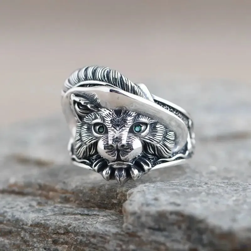 Wing Dragon Punk Ring for Women Girl Party Gift  Retro Hiphop