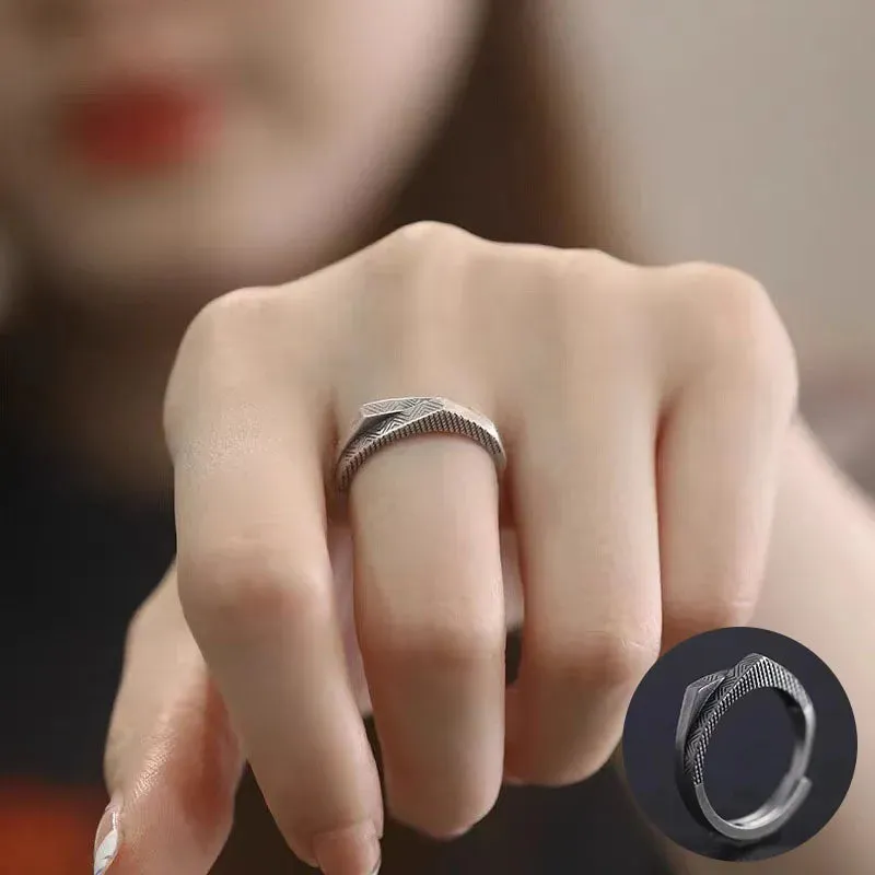 Wing Dragon Punk Ring for Women Girl Party Gift  Retro Hiphop