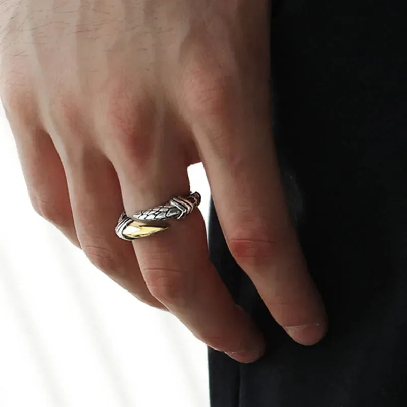 Wing Dragon Punk Ring for Women Girl Party Gift  Retro Hiphop