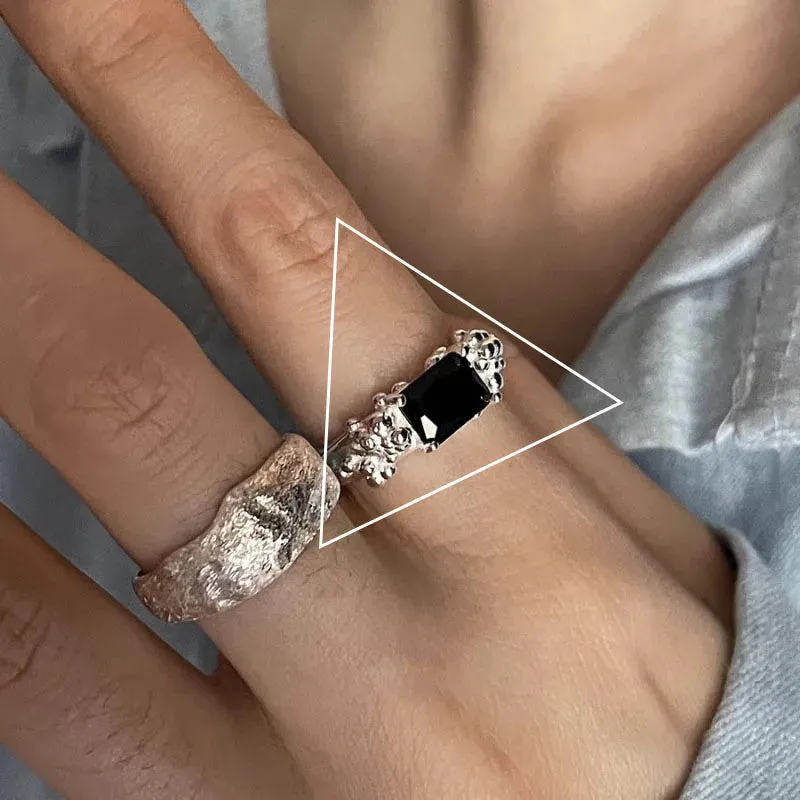 Wing Dragon Punk Ring for Women Girl Party Gift  Retro Hiphop