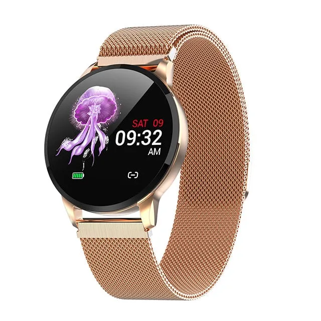 Women Sport Smart Watch LED Waterproof SmartWatch Heart Rate Blood Pressure Pedometer Watch Clock For Android iOS