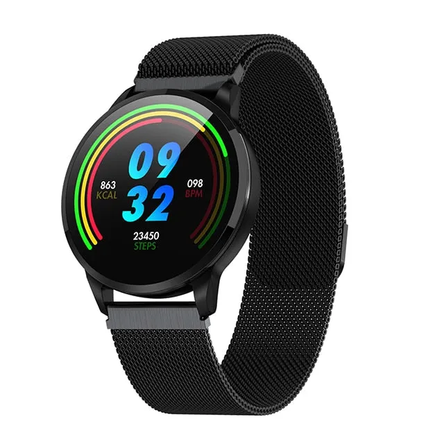 Women Sport Smart Watch LED Waterproof SmartWatch Heart Rate Blood Pressure Pedometer Watch Clock For Android iOS