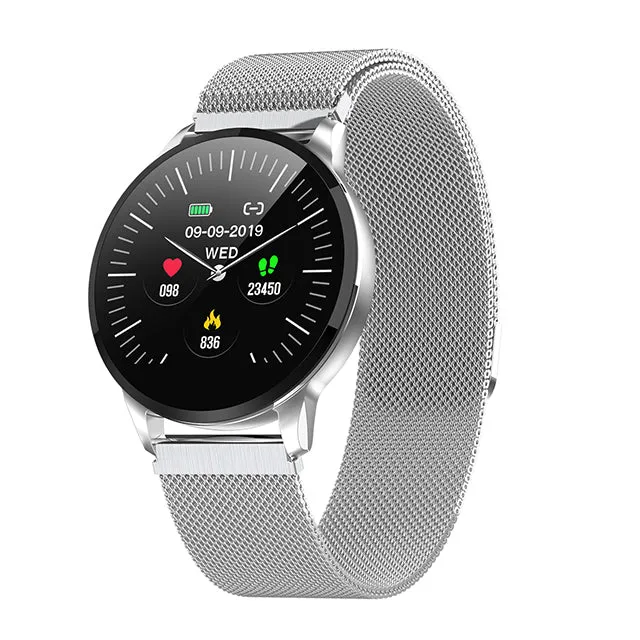 Women Sport Smart Watch LED Waterproof SmartWatch Heart Rate Blood Pressure Pedometer Watch Clock For Android iOS