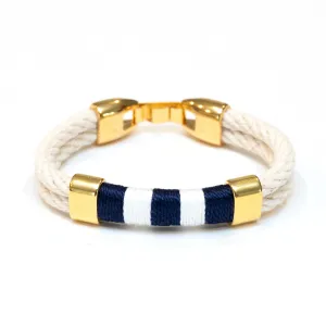 Yarmouth - Ivory/Navy/White/Gold