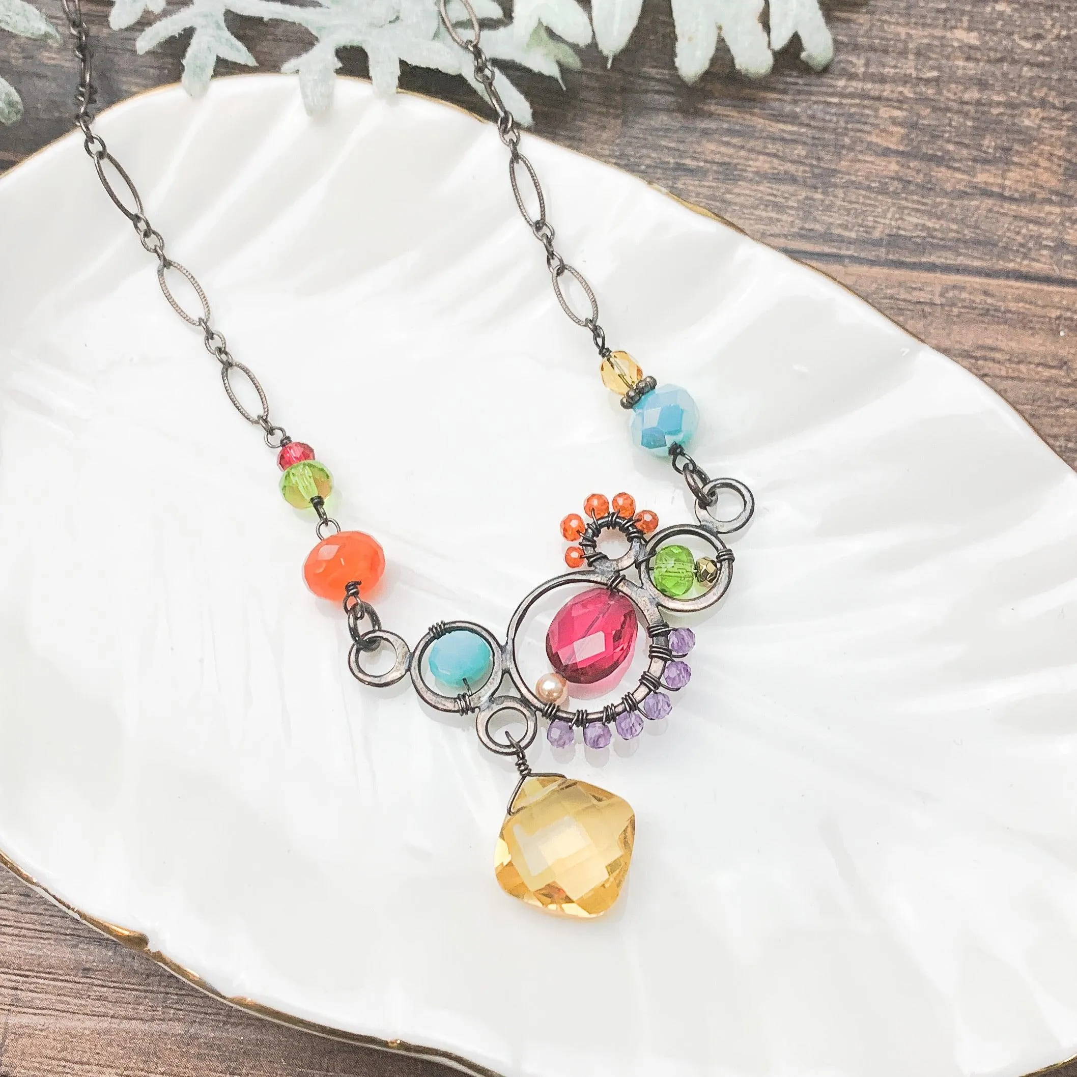 Zoe PopArt Bubble Necklace